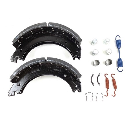 Abex Brake Shoe Kit - Two Lined Brake Shoes With Hardware, New, Ex, 23000 Gawr 4707QPEX
